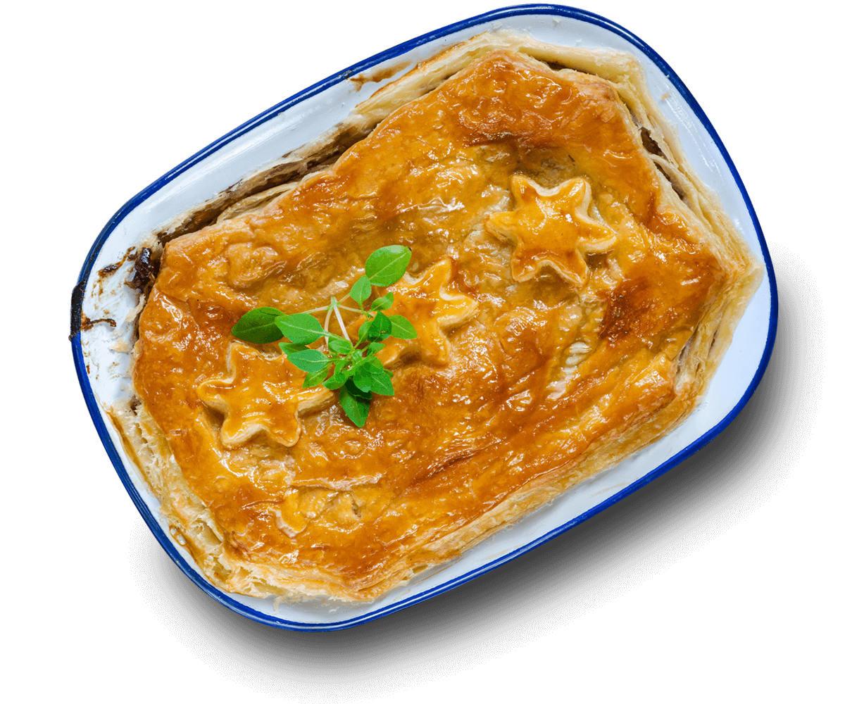 delicious homemade mince and onion pie at Liam's Quality Meats
